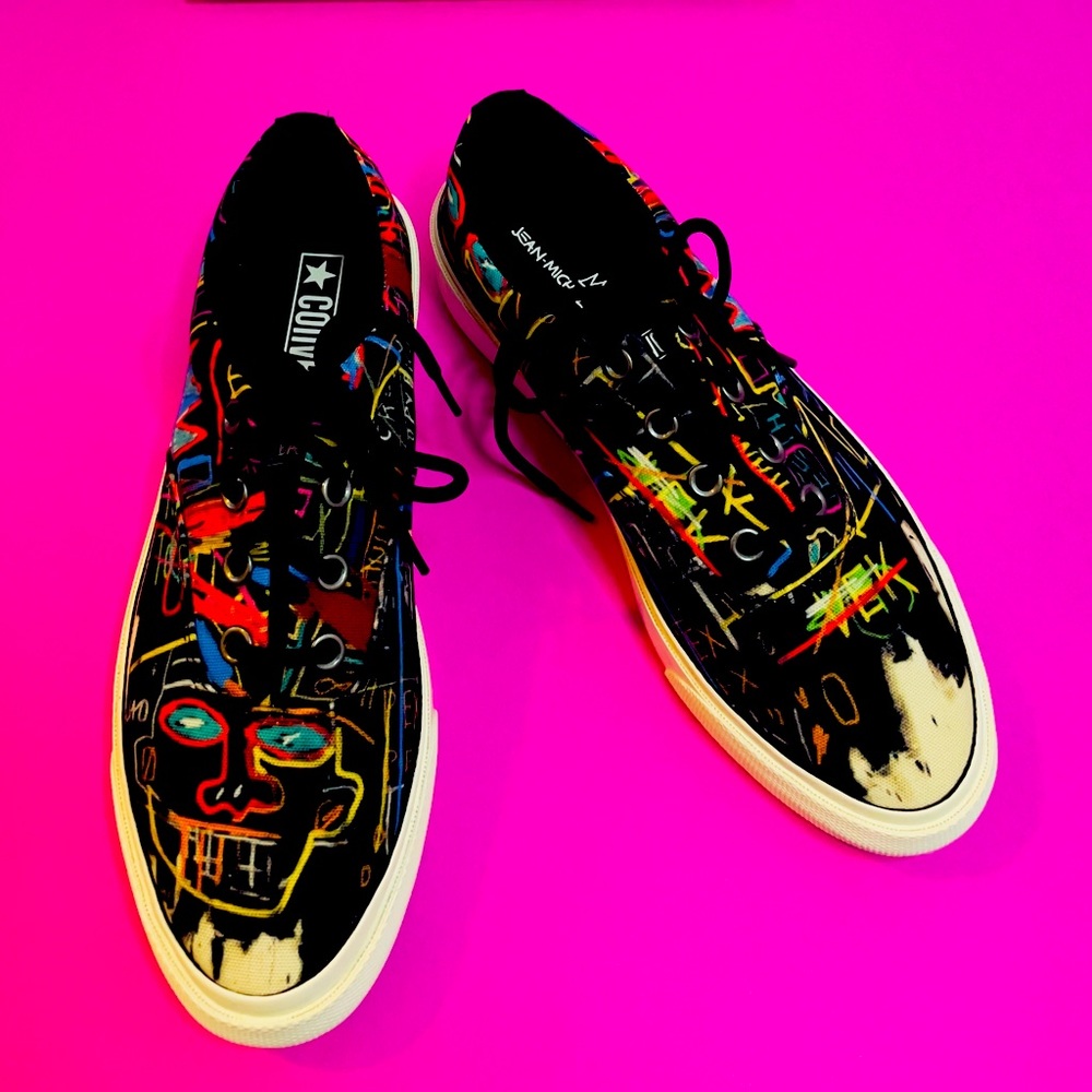 Jean Michel Basquiat x Converse sneakers